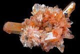 Orange Creedite Crystal Cluster - Durango, Mexico #79379-1